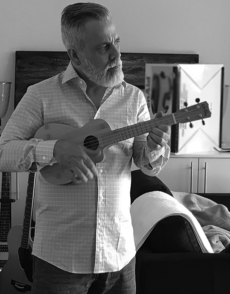 Bryan Hoff playing "Over the Rainbow" on ukulele.